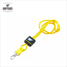 Custom EDM Double Clip Round Rope Cuir Polyester Plain Football Square Retractable Lanyard